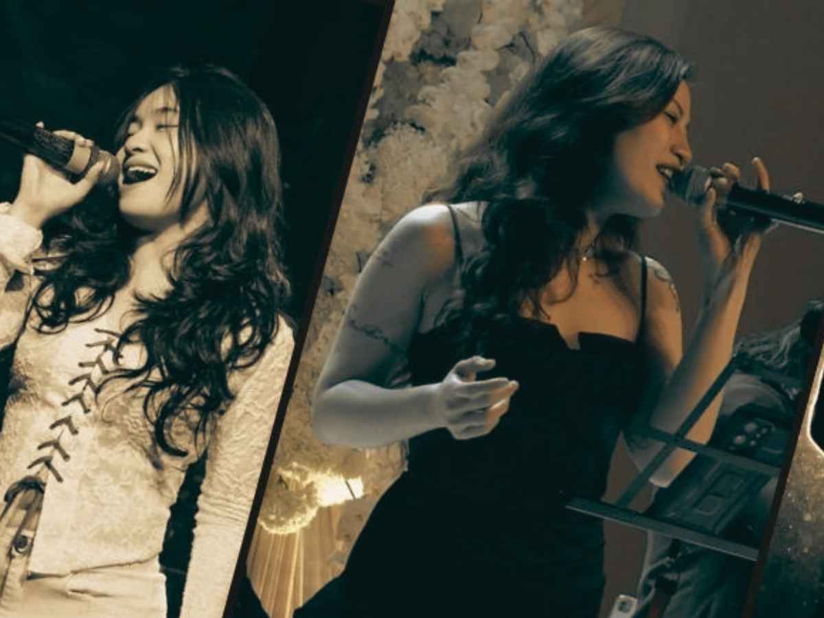 Acoustic and modern live wedding band concepts in an elegant reception setting